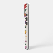 Pickleball Rainbow Flag Paddles With Flowers iPhone 16ケース (左側面)