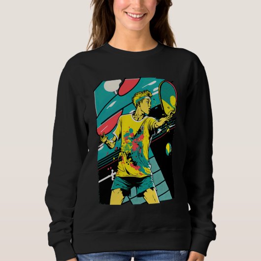 Pickleball Retirement Appreciation Pop Style Pickl スウェットシャツ (正面)