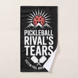 Pickleball Rival's Tears Funny Graphic ハンドタオル