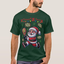 Pickleball Santa Claus Christmas