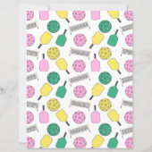 Pickleball Scrapbook Paper (裏面)