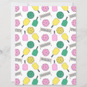 Pickleball Scrapbook Paper (正面)