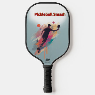 Pickleball Smash Artistic Silhouette Paddle ピックルボールラケット