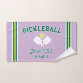 Pickleball Social Club、カスタムネームスポーツ ハンドタオル