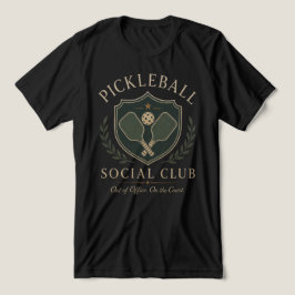 Pickleball Social Club ハイテージカントリークラブの紋章 トライブレンドＴシャツ