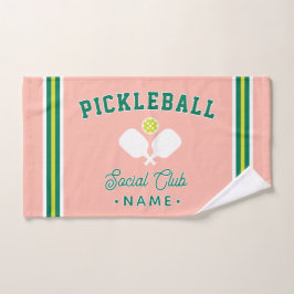 Pickleball Social Club, Custom Name Sports ハンドタオル