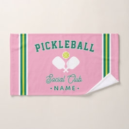 Pickleball Social Club, Custom Name Sports ハンドタオル