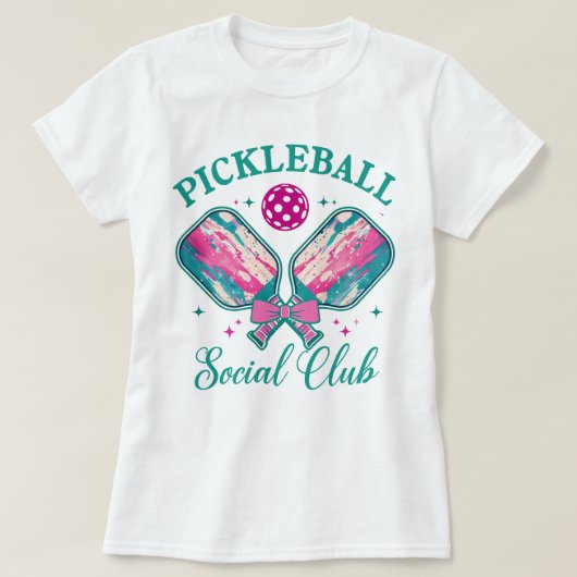 Pickleball Social Club T-Shirt Tシャツ (デザイン正面)