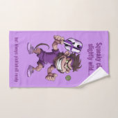 Pickleball SQUEAKY CLEAN, SLIGHTLY WILD ハンドタオル (ハンドタオル)