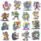 Pickleball Sticker sheet シール (正面)