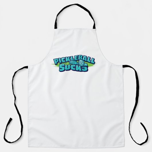 PIckleball Sucks エプロン (正面)