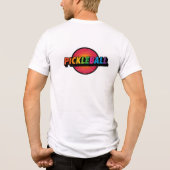 Pickleball T-shirt トライブレンドＴシャツ (裏面)