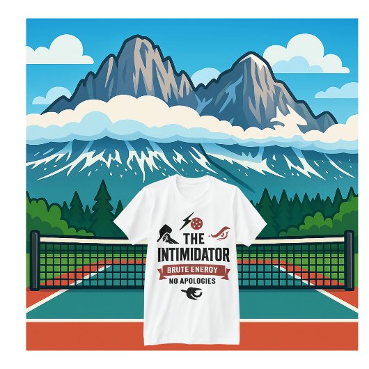 Pickleball T-Shirt With Intimidator Tシャツ