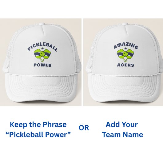 Pickleball Team Custom  キャップ