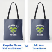 Pickleball Team Name Custom  トートバッグ