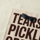 Pickleball Tears Opponents Daily Brewed ビーチタオル (インサイチュ)