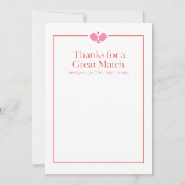 Pickleball Thank You Card | Great Match サンキューカード