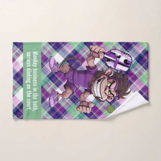 Pickleball The Funky Dinker ハンドタオル (ハンドタオル)