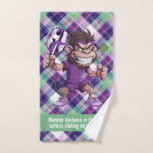 Pickleball The Funky Dinker ハンドタオル (ハンドタオル)