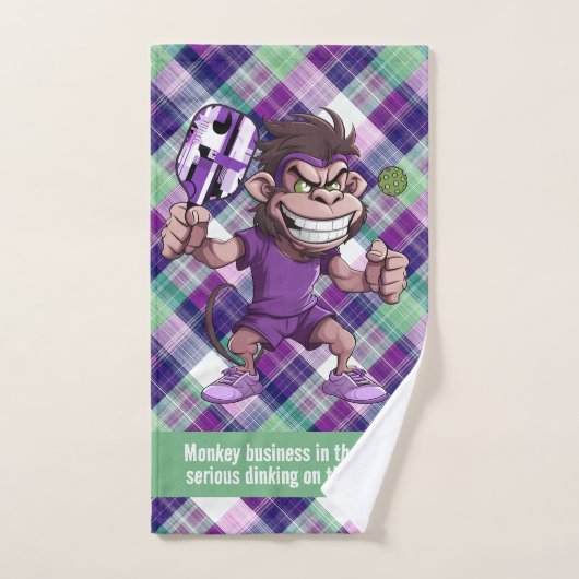 Pickleball The Funky Dinker ハンドタオル (ハンドタオル)