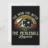 Pickleball- The Man, The Myth, The Legend  サンキューカード (正面)