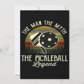Pickleball- The Man, The Myth, The Legend  サンキューカード (裏面)