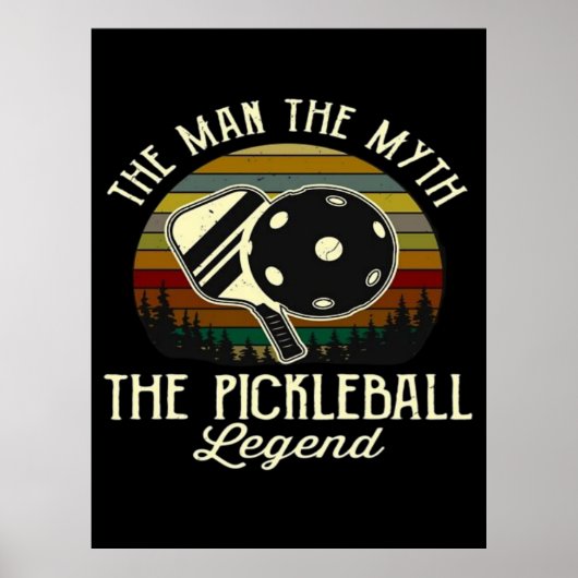 Pickleball- The Man, The Myth, The Legend  ポスター (正面)