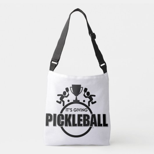 Pickleball Tote Bag クロスボディバッグ (正面)