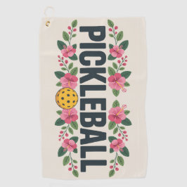 Pickleball Tropical Graphic Vacation Sports Towel ゴルフタオル
