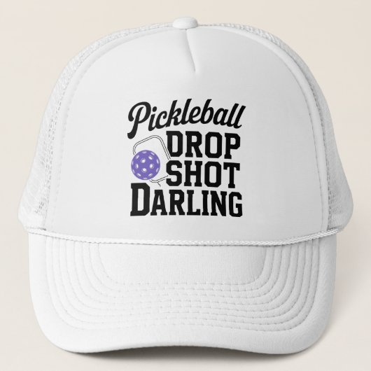 Pickleball Trucker Hat Drop Shot Darling キャップ (正面)