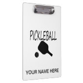 pickleball wのかいおよび球の黒 クリップボード (右)