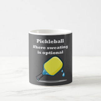 Pickleball Where Sweating is Optional コーヒーマグカップ