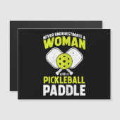 Pickleball Woman Funny Pickleball Player Gift (正面/裏面)