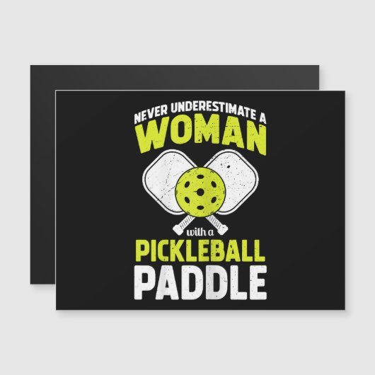Pickleball Woman Funny Pickleball Player Gift (正面/裏面)