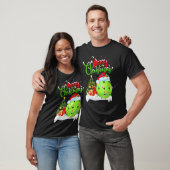 Pickleball Xmas Decorations Santa Pickleball Chr Tシャツ (ユニセックス)