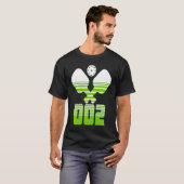 Pickleball Zero Zero Two 002プレイヤー Tシャツ (正面フル)