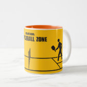 Pickleball Zone ツートーンマグカップ (正面右)