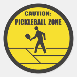 Pickleball Zone ラウンドシール