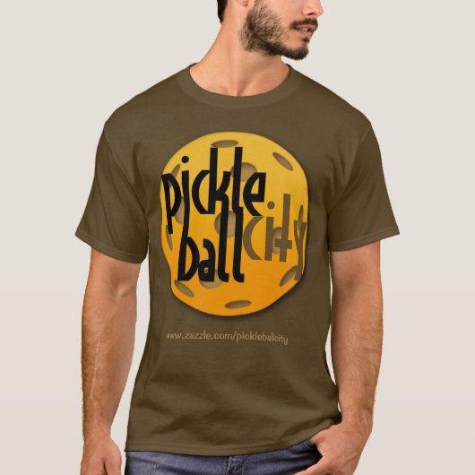 pickleballcityのロゴ tシャツ (正面)