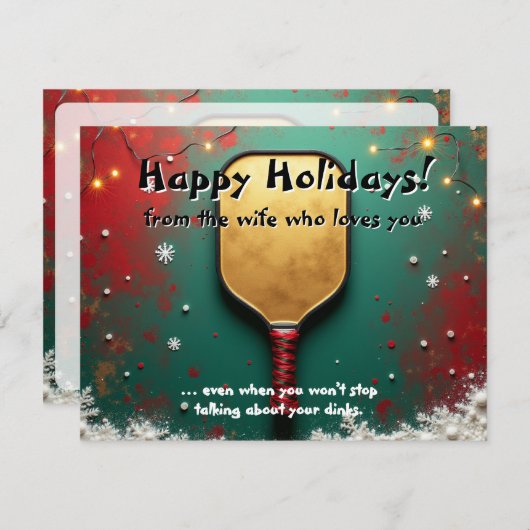 Pickleball🎅Dinkmas Devotion シーズンカード (正面/裏面)