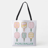 Pickleballer Accessories Tote Bag トートバッグ (正面)