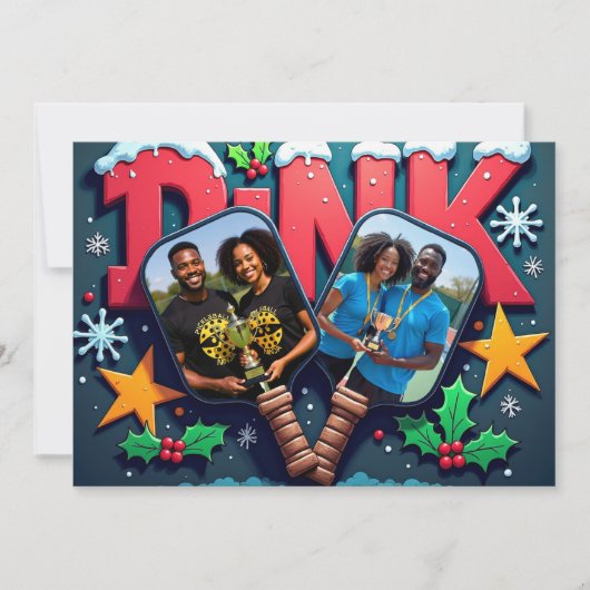 Pickleball🎅Let’s Rally ‘Til the Snow Melts シーズンカード (正面)