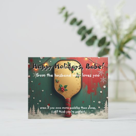 Pickleball🎅Paddles Before Presents シーズンカード (スタンド正面)