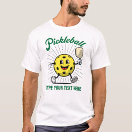PickleballPlayerzによるカスタム文字ピックボールマスコット Tシャツ