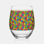 Pickleballs There Are Never Enough ステムなしワイングラス (裏面)