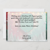 Pickleball🎅Sweet Spot & Snowflakes シーズンカード (裏面)