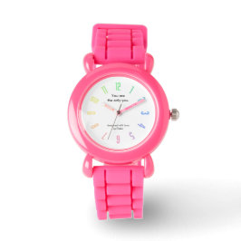 PickleKids™ "You are the only you" Pink Watch 腕時計