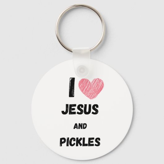 Pickles and Jesus Religious キーホルダー (正面)
