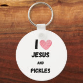 Pickles and Jesus Religious キーホルダー (裏面)
