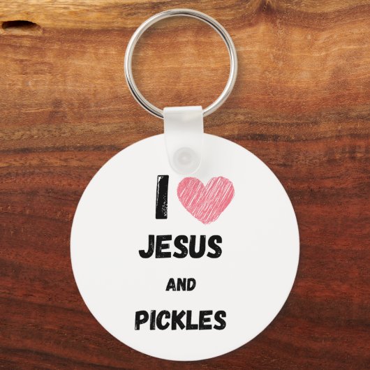Pickles and Jesus Religious キーホルダー (正面)